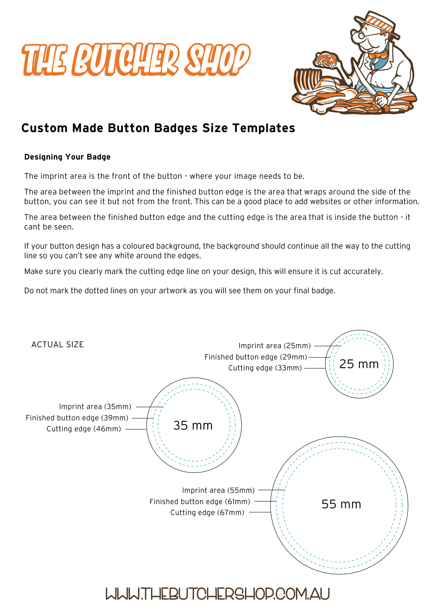 Custom Badge - 35mm Pin Back image 1