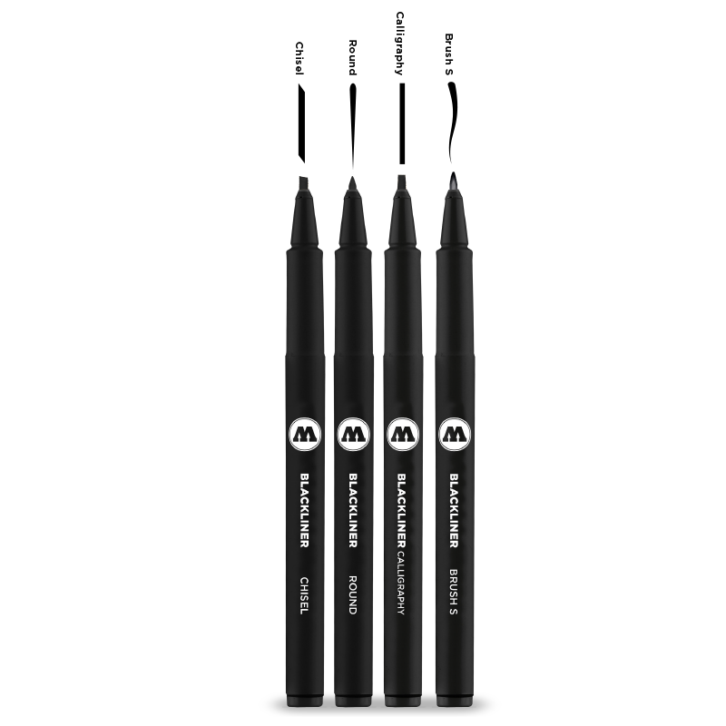 MOLOTOW Blackliner Set - 4pc - Set 3 image 1