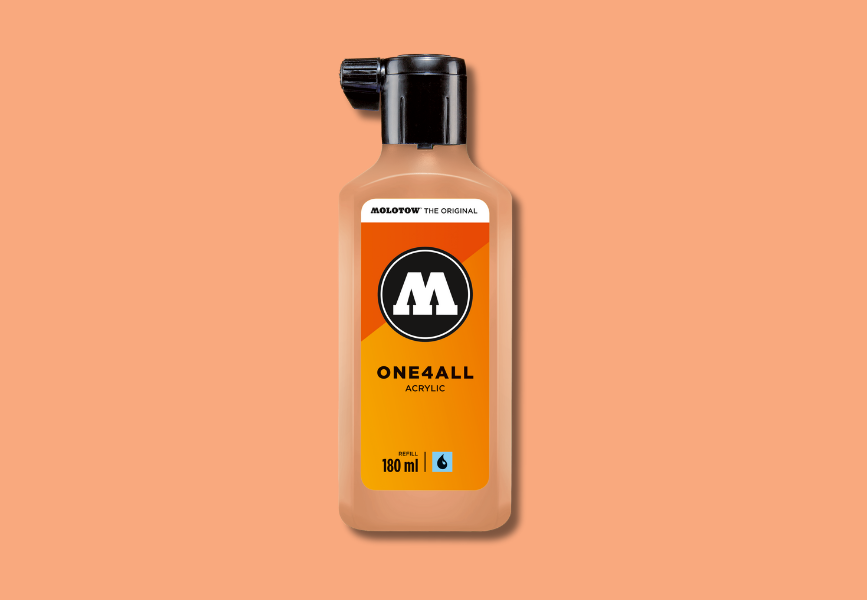 MOLOTOW ONE4ALL Refill 180ml - 117 Peach Pastel image