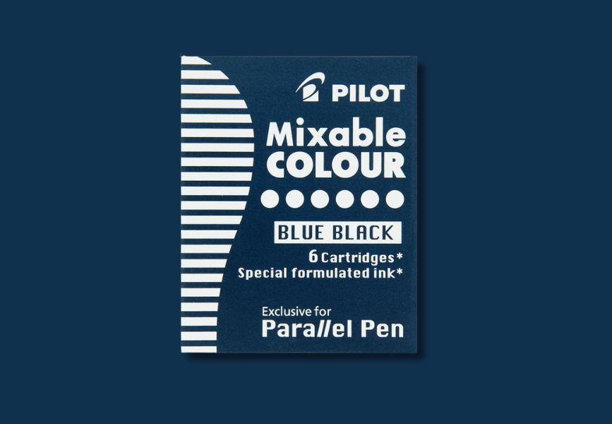 Pilot Mixable Colour (Parallel Pen Refill Ink) - Blue Black image