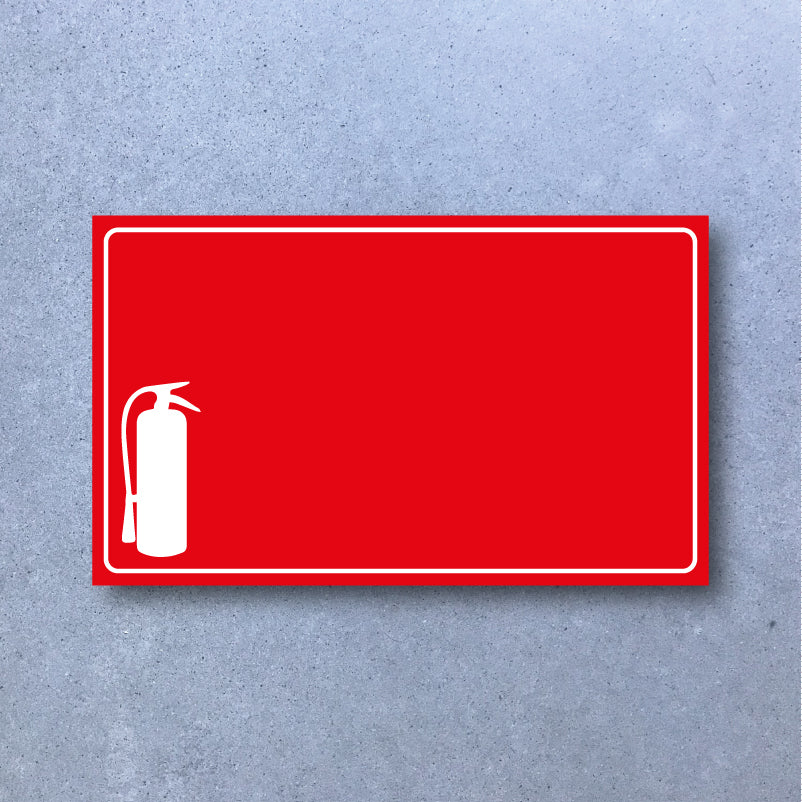 High Tack Sticker Pack 50pc - Extinguisher image 0