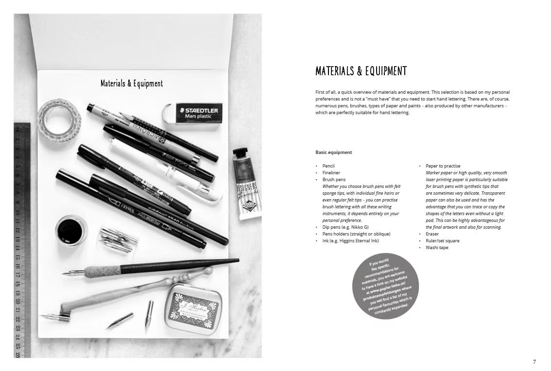 Hand Lettering Workbook