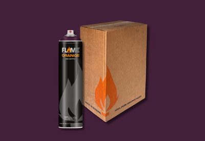 FLAME Orange 600 - Box of 6 - 318 Traffic Purple Dark image