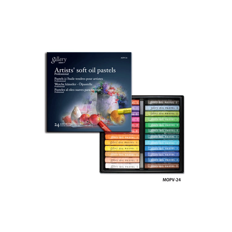 Gallery Artists Soft Oil Pastels - 24 Pack