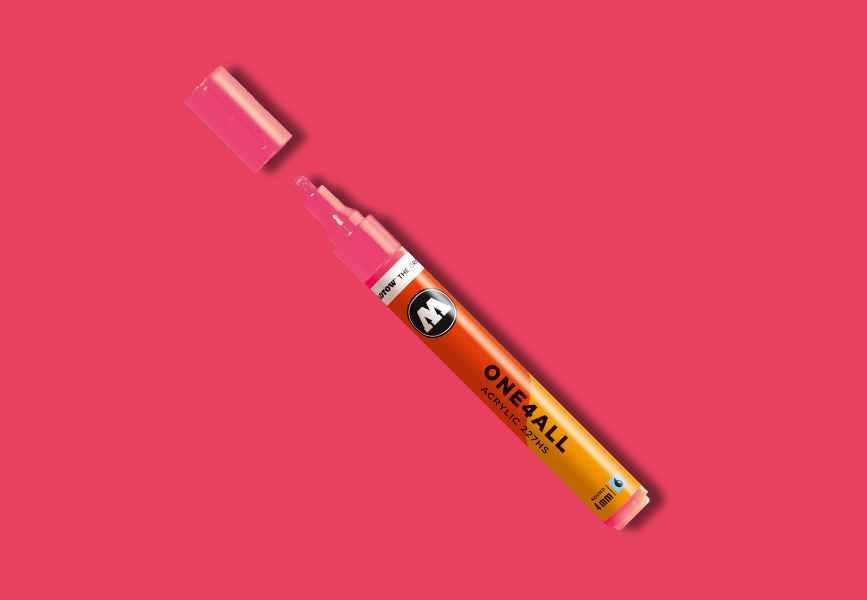 MOLOTOW ONE4ALL Marker 227HS - 262 Neon Red image