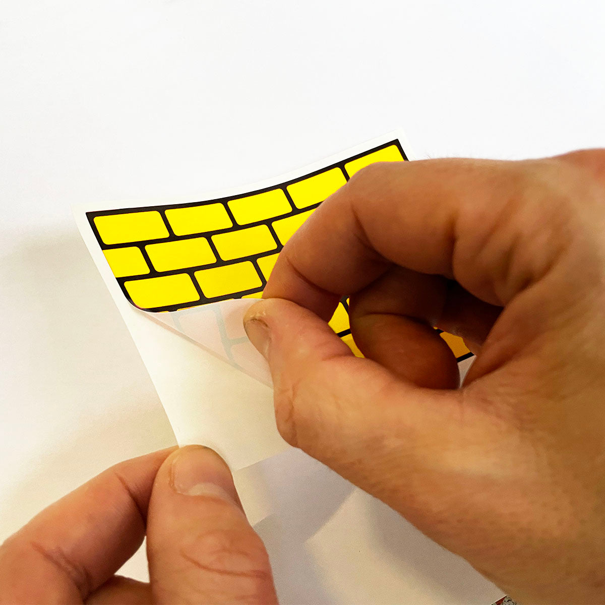 FLUX Eggshell Bricks Stickers - Yellow image 3