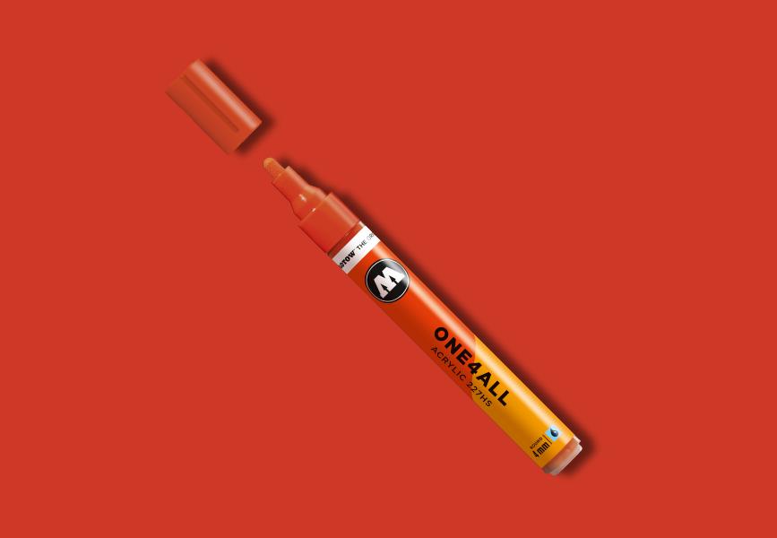 MOLOTOW ONE4ALL Marker 227HS - 242 Vermilion image