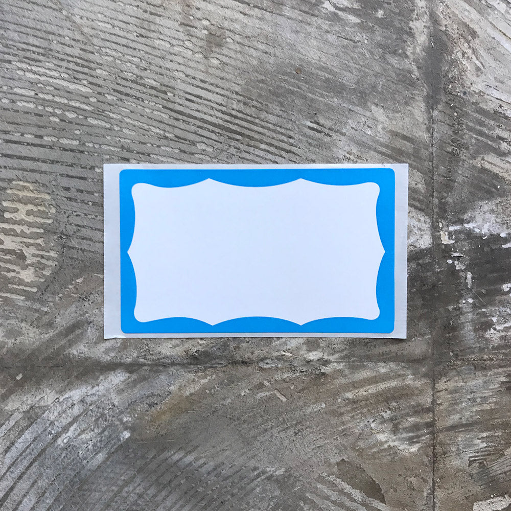 High Tack Sticker Pack 50pc - Border Blue image 1