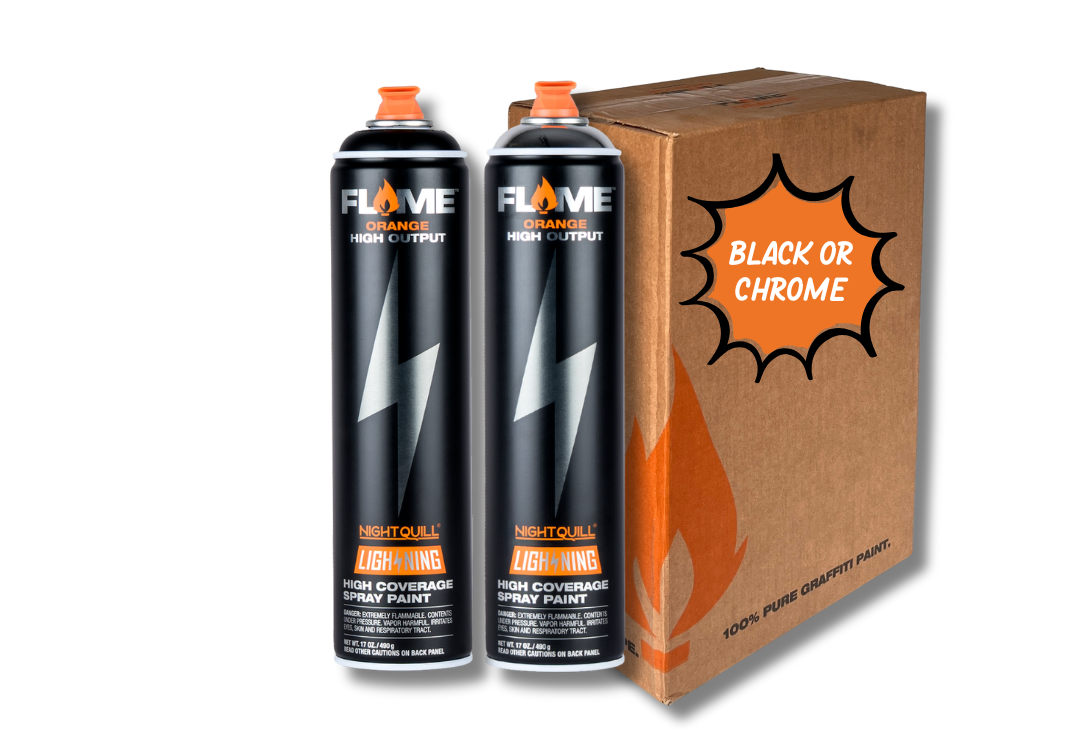 FLAME Orange Lightning - Box of 6 image 0