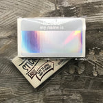 Super Tack Holographic Sticker Pack 50pc - Hello White image 1