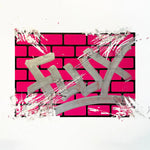 FLUX Eggshell Bricks Stickers - Magenta image 1