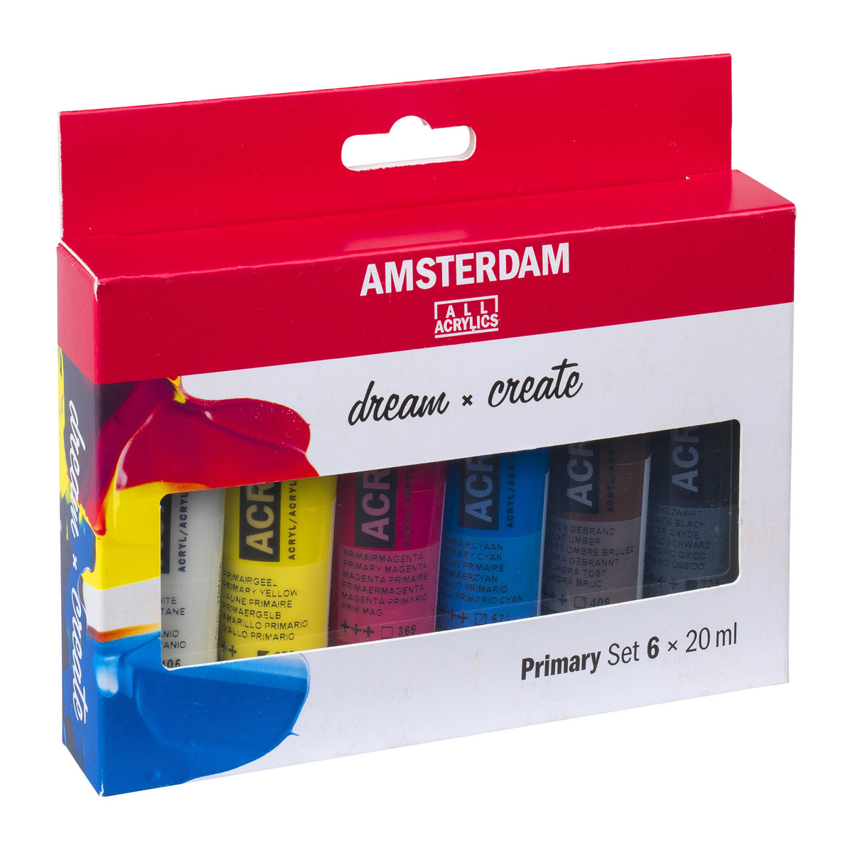 Amsterdam Acrylic Set - 6x 20ml - - Primary image