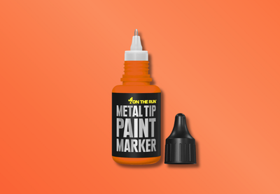 OTR.8001 Metal Tip Paint Marker - Neon Apricot image