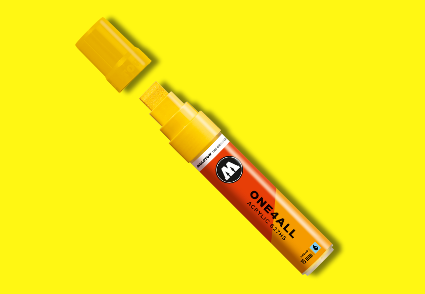 MOLOTOW ONE4ALL Marker 627HS - 006 Zinc Yellow image