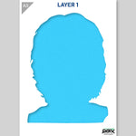 QBIX Stencil 2 Layer - Plastic - Idols - John Lennon image 3