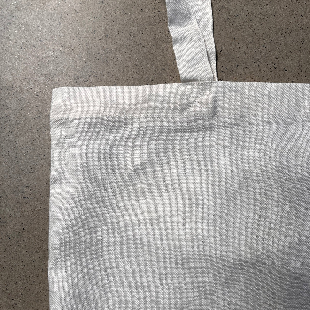 Linen Tote Bag - Off White image 1