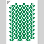 QBIX Stencil 1 Layer - Plastic - Pattern - Escher image 0