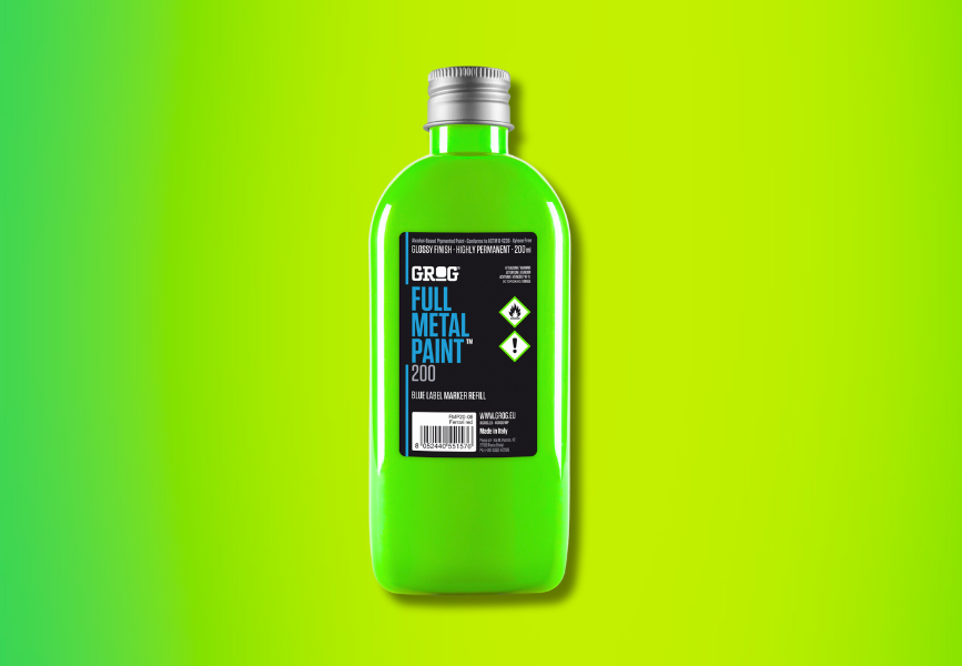 GROG Full Metal Paint - Neon Green image
