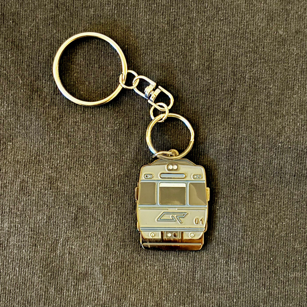 Enamel Train Keyring - QR EMU New &amp; Old image 2