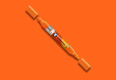 MOLOTOW ONE4ALL Marker Twin - 218 Neon Orange image