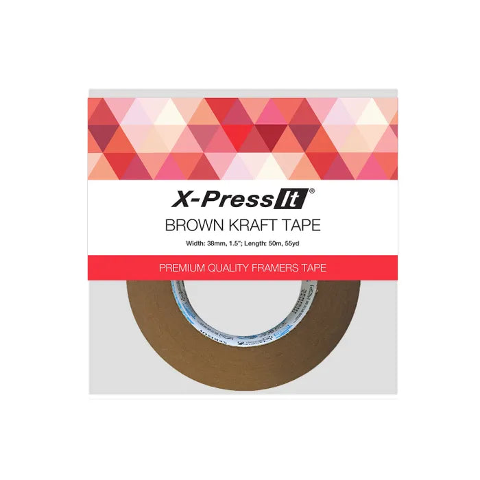 X-Press It Kraft Brown Tape 38mm image 0