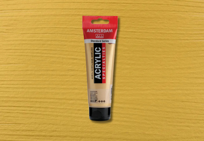 Amsterdam Standard Series Acrylic - Metallic - 120ml, 802 Light Gold image