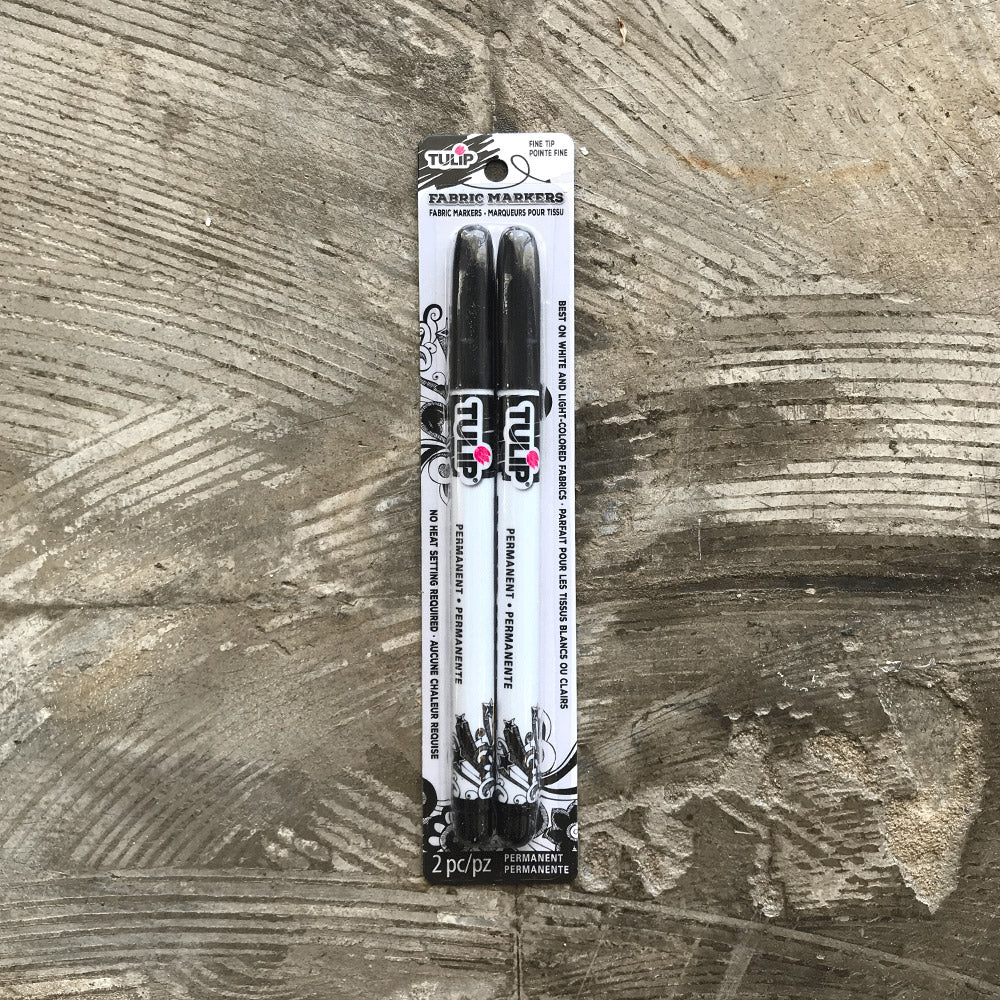 Tulip Fabric Markers Fine Tip - Black image 0