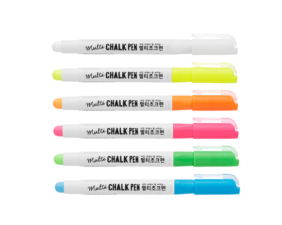 Multi Chalk Pen - Pack of 7