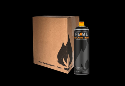 Flame Orange Booster - Box of 6 - Black image