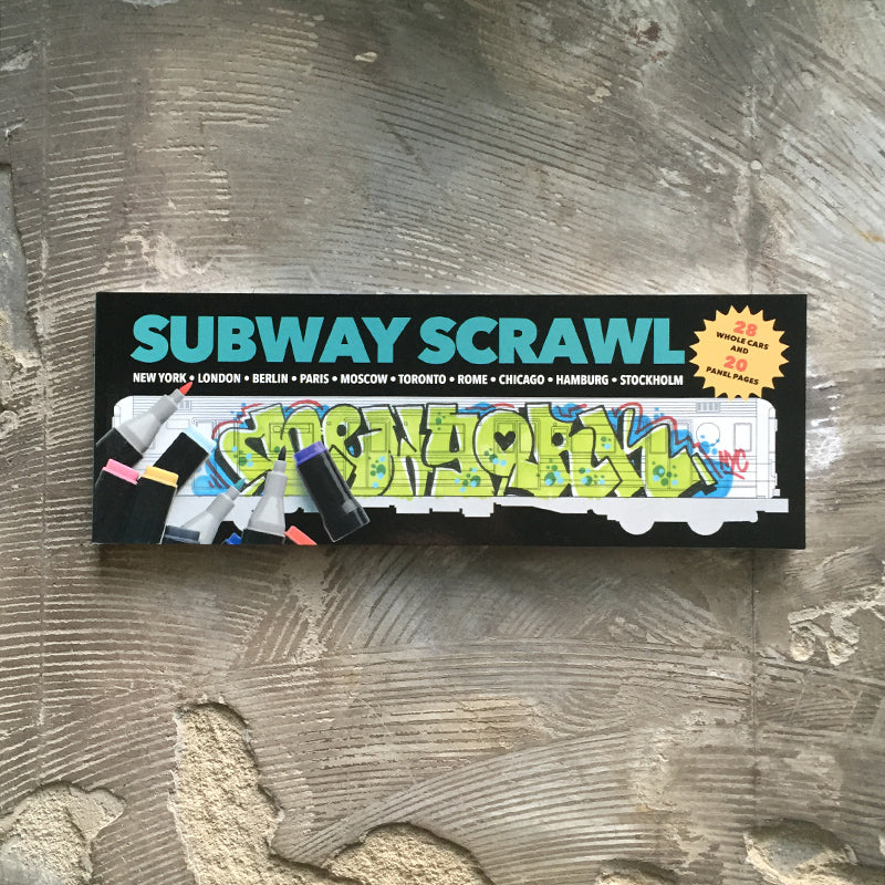Subway Scrawl Colouring Book image 0