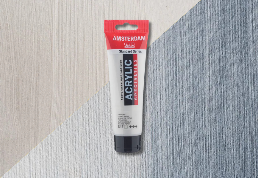 Amsterdam Standard Series Acrylic - Pearlescent - 817 Pearl White image