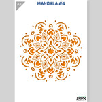 QBIX Stencil 1 Layer - Plastic - Mandala 4 image 1