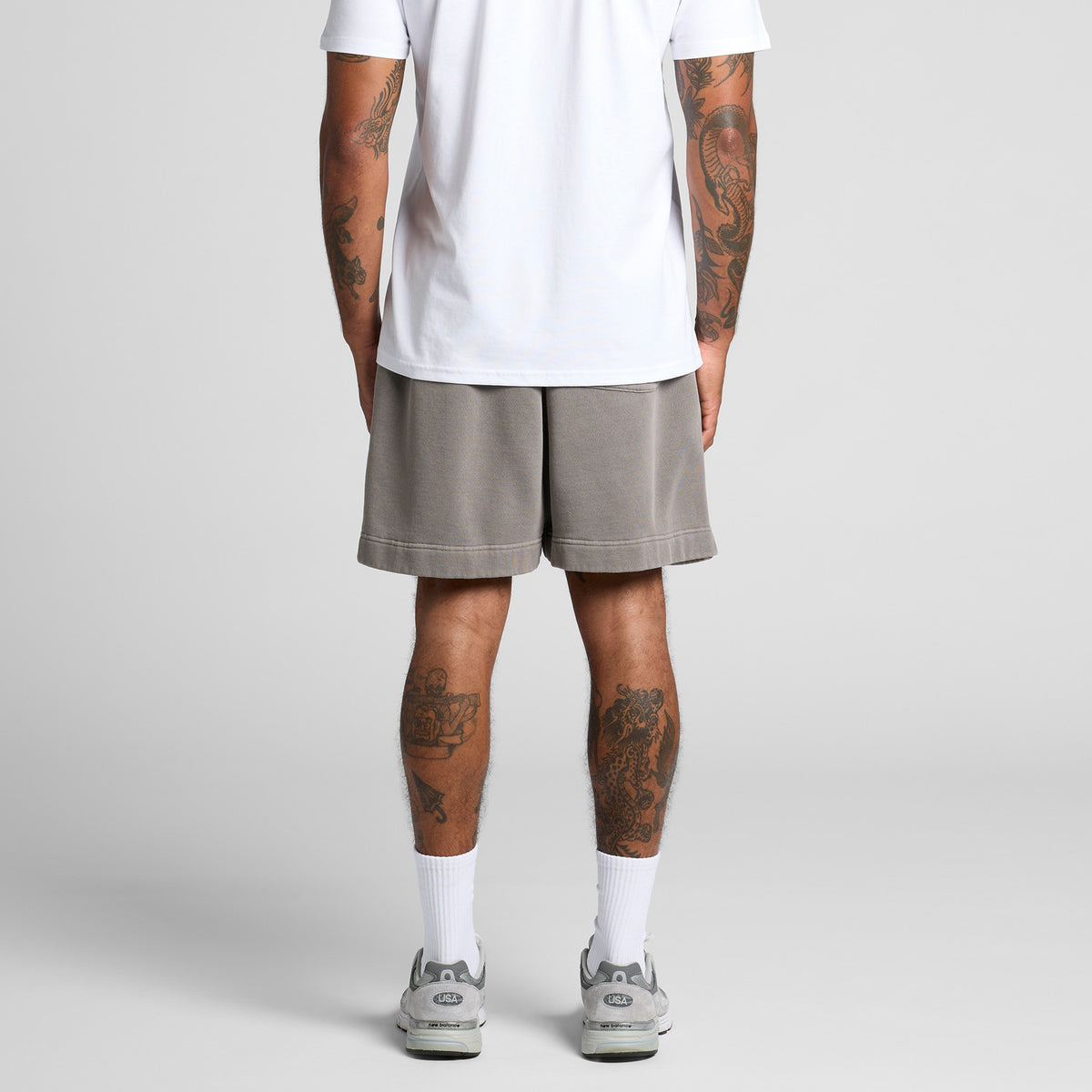 5939 Relax Faded Track Shorts image 4
