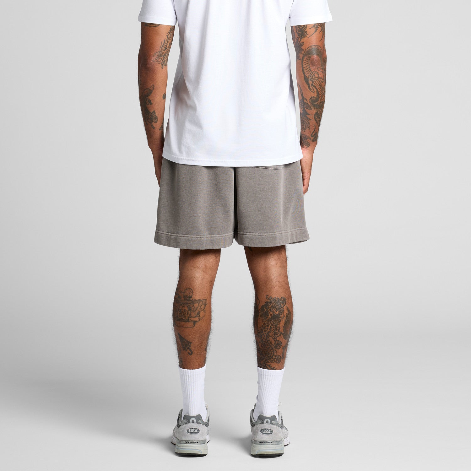 5939 Relax Faded Track Shorts image 4