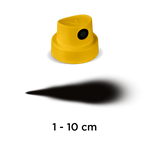 Aerosol Nozzle - Yellow Fat Cap - Pack of 100 image 1