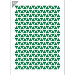 QBIX Stencil 1 Layer - Plastic - Pattern - Triangle image 2
