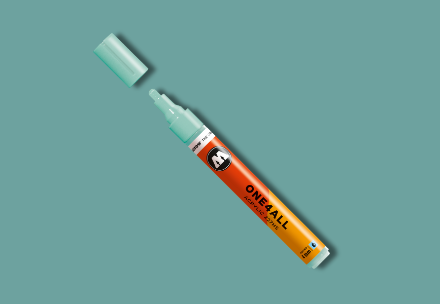 MOLOTOW ONE4ALL Marker 227HS - 020 Lago Blue Pastel image