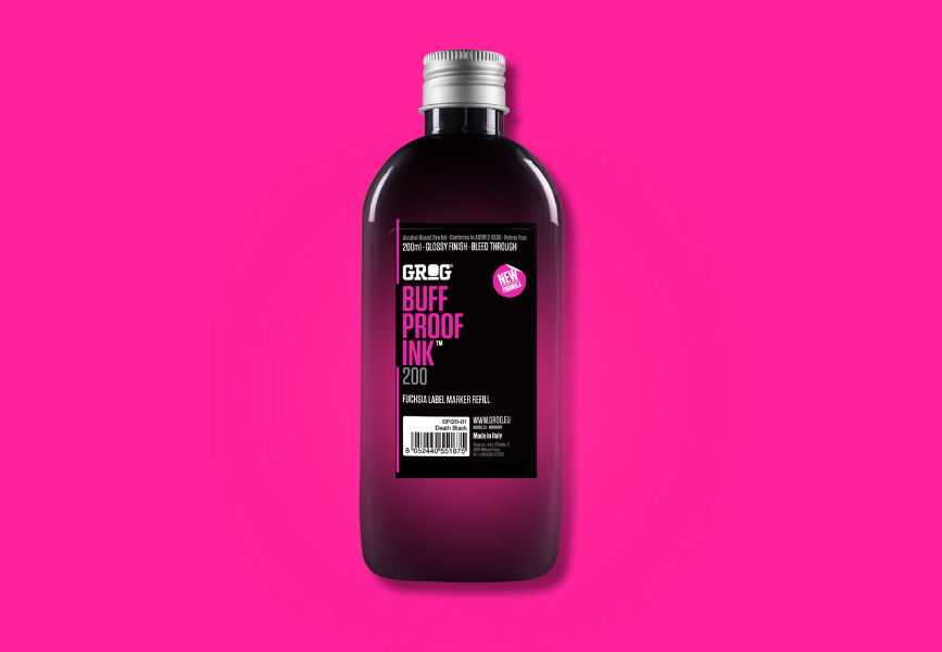 GROG Buff Proof Ink - Jellyfish Fuchsia image