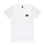 Cleaver Label Pocket Tee - White image 0