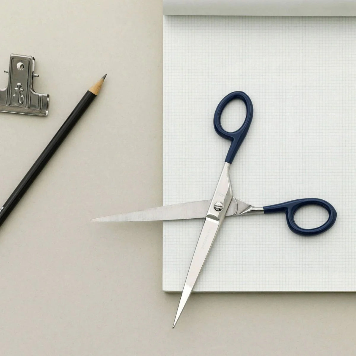 Stainless Steel Scissors - Large - Navy image 3