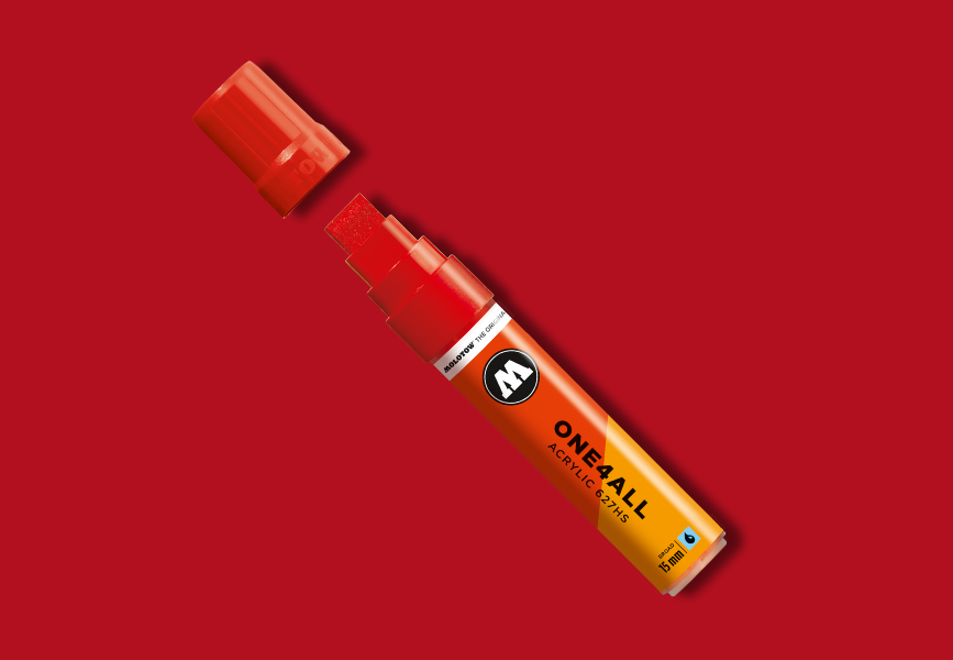 MOLOTOW ONE4ALL Marker 627HS - 013 Traffic Red image