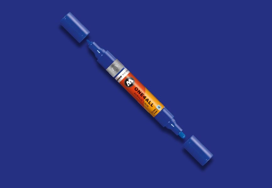 MOLOTOW ONE4ALL Marker Twin - 249 Ultramarine image
