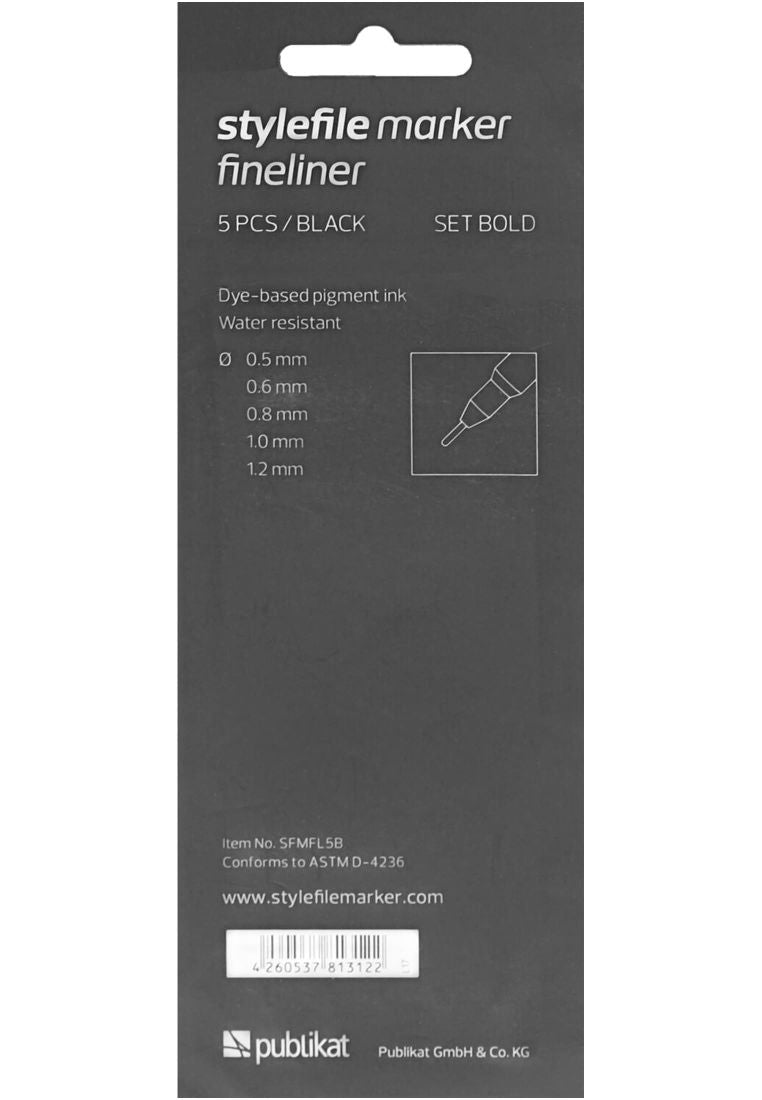 Stylefile Marker Fineliner Set - Bold image 2