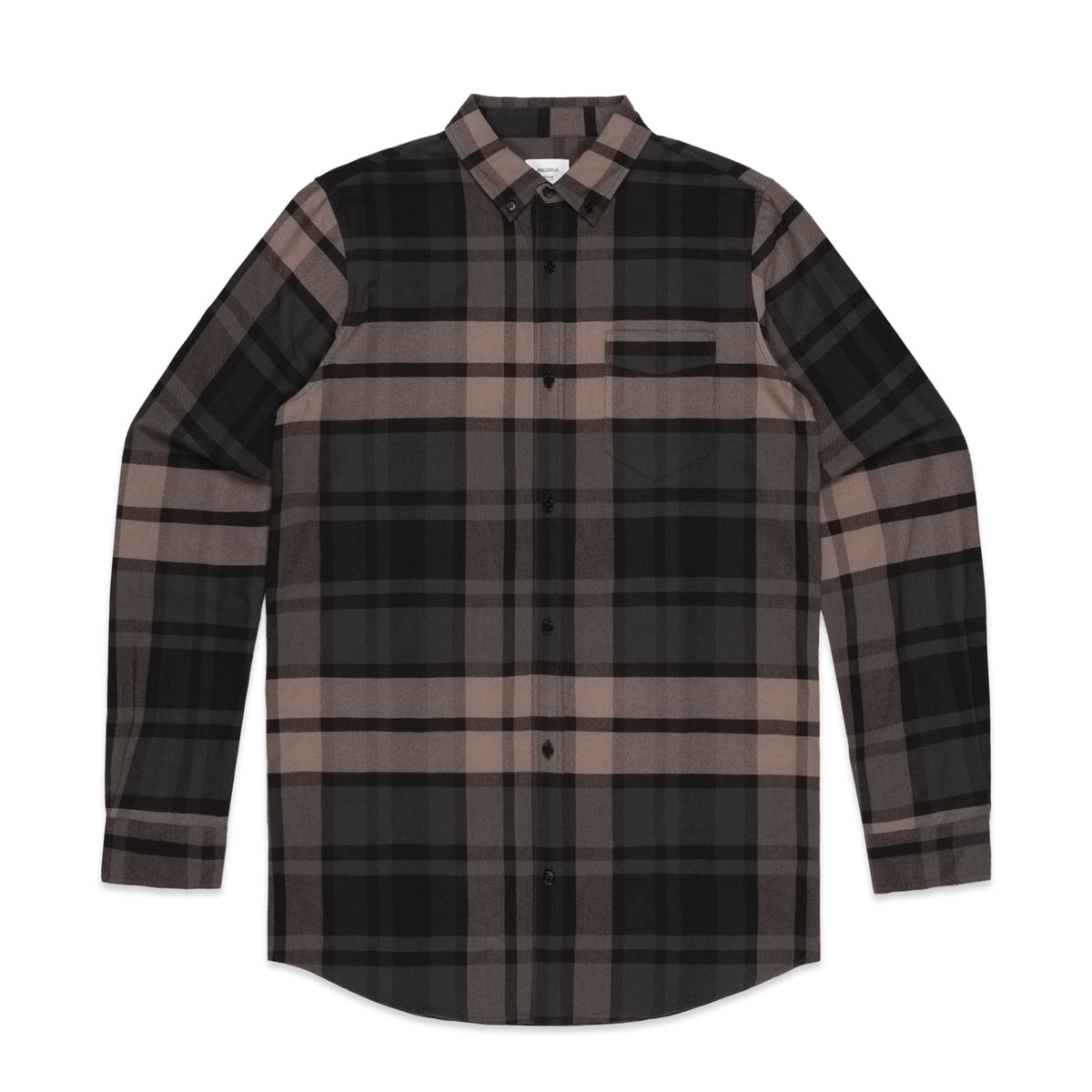 4501P Plaid Oxford Shirt - Black/Army/Cypress - Mens XL image