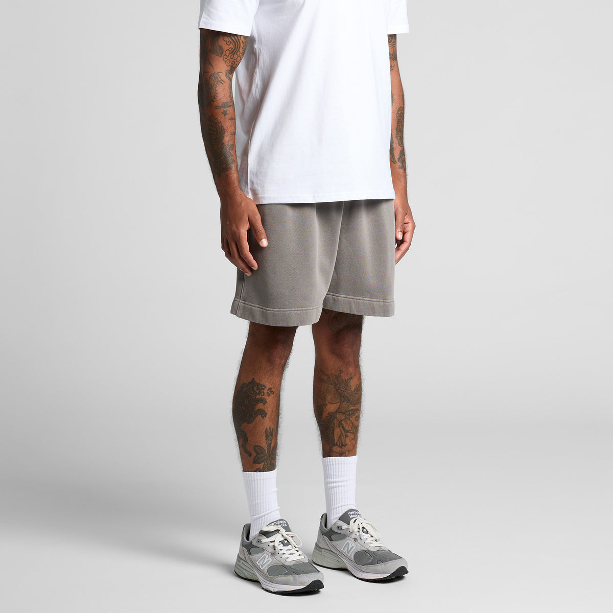 5939 Relax Faded Track Shorts image 0