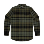 4501P Plaid Oxford Shirt - Black/Army/Cypress - Mens M image