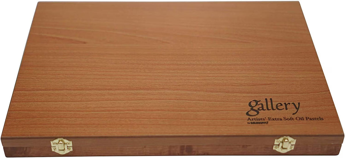 Gallery Artists Soft Oil Pastels Wooden Box - 72pc
