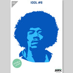 QBIX Stencil 2 Layer - Plastic - Idols - Jimi Hendrix image 2