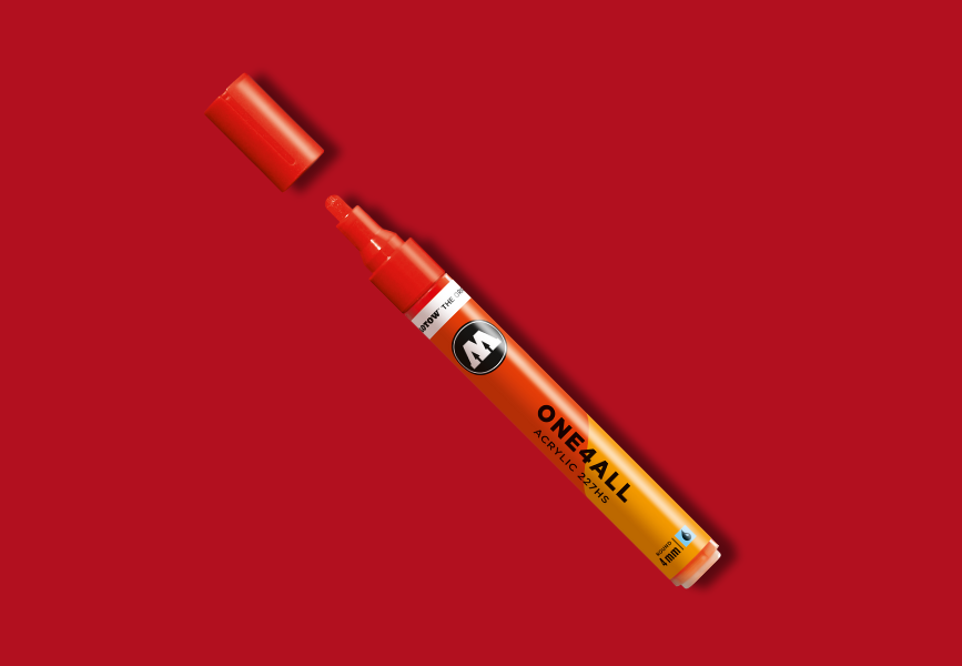 MOLOTOW ONE4ALL Marker 227HS - 013 Traffic Red image