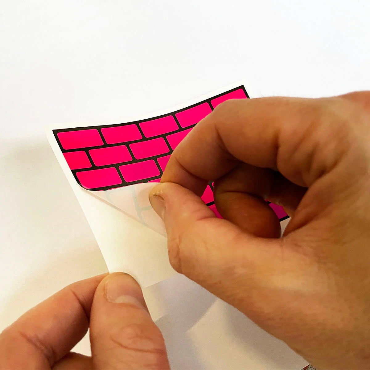 FLUX Eggshell Bricks Stickers - Magenta image 2